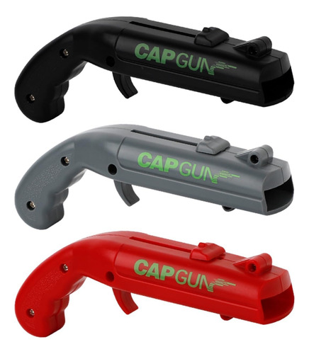 Abridor De Garrafas Cap Gun, Lançador De Tiro, Atirador