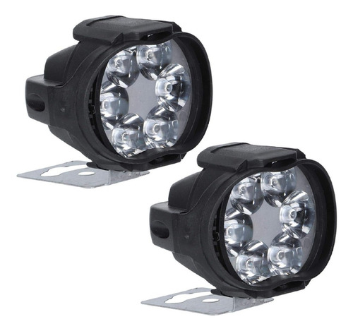 2 Faros Led Antiniebla Para Motos Carros 8w 12v