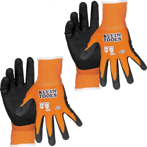 Klein Tools 60579 Guantes De Trabajo, Proteccion Ansi A1(x2)