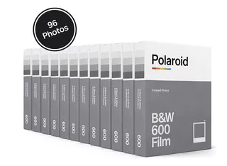 Pelicula Polaroid B&n Para 600, Paquete De 12, 96 Fotos