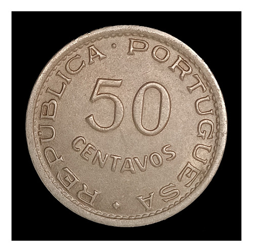 Mozambique 50 Centavos 1951 Exc Km 76 Colonia Portuguesa