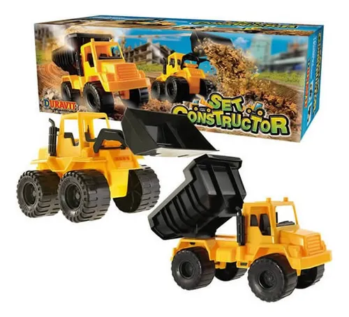 Set Constructor 1 Camion Volcador + Excavadora Caja Duravit
