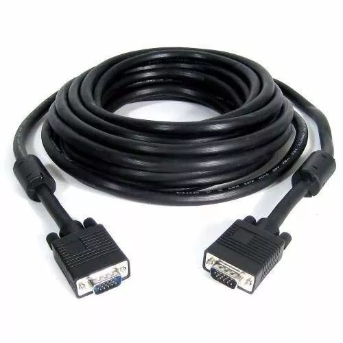 Cable De Video Vga A Vga M/m 10 Mts Filtro Doble Blindado