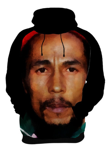 Blusa De Frio Moletom Bob Marley Reggae Jamaíca Música Hd08