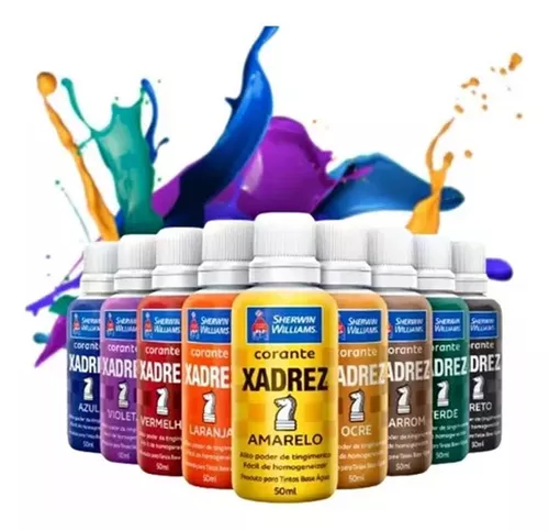 Corante Líquido Xadrez 50 ml - Sherwin Williams - Tintas 3 de Maio