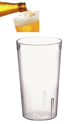 100 Vasos De 8 Oz Plástico Transparente Gaseosa Cerveza