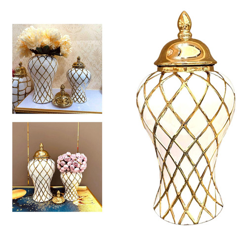 Tarro De Cerámica Para Jengibre, Tarro De Decoración Medio