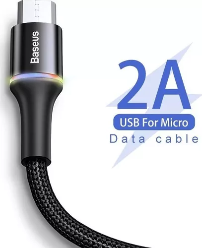 Cable Usb A Micro Usb 3 Metros Celular Tablet Cargador Datos