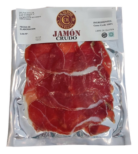 Jamón Crudo En Fetas Al Vacío Sin Tacc Chivilcoy