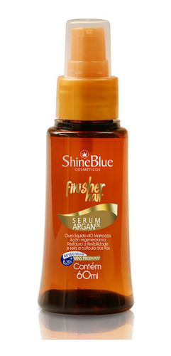 Sérum Shine Blue Finisher Hair Argan Oil 60ml