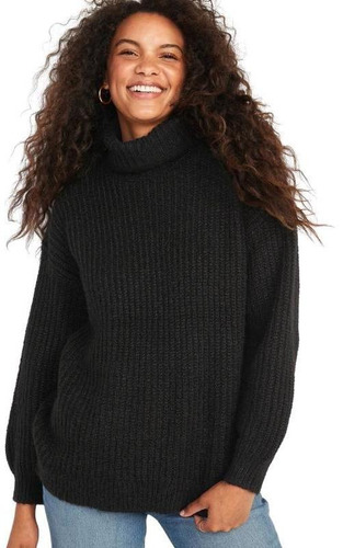 Chaleco Mujer Old Navy Turtleneck Negro