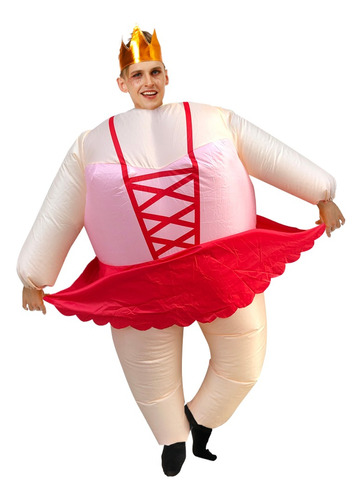 Arlequín Ropa Inflable De Halloween Abrazo Fantasma Hombre