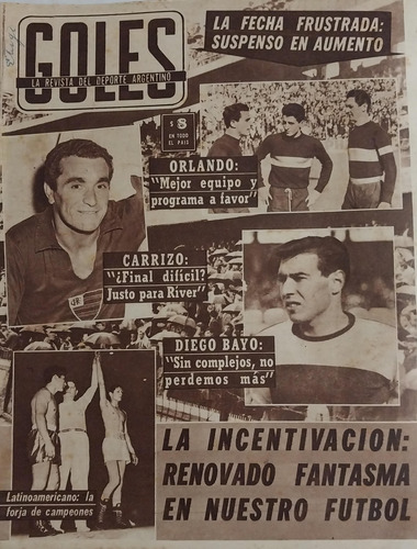 Goles 747 San Lorenzo 1 Central 1 , Chacarita 4 Ferro 3 (Usado)