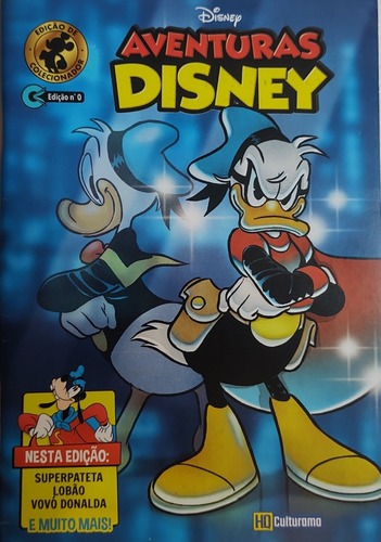 Hq Disney Aventuras Disney N 0 Edição De Colecionador 