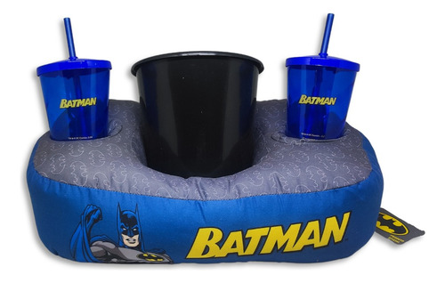 Almofada Porta Pipoca Balde E Copo Batman Dc Comics