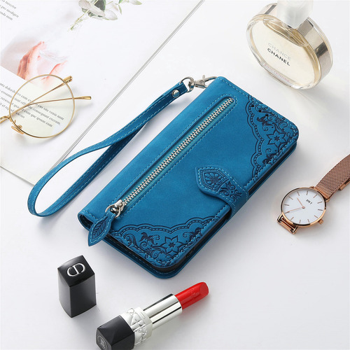 Compatível Com Samsung Galaxy A22 5g, Bolsa Com Zíper, Supor