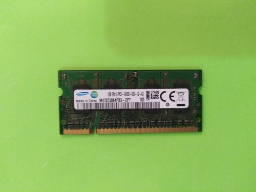 Memoria Ram Samsung So Dimm Ddr2 1 Gb M470t2864fb3-cf7