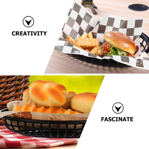 Cesta Para Hamburguesas, Patatas Fritas Y Aperitivos, Cesta