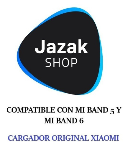 Imagen 2 de 4 de Cable Cargador Original Xiaomi Mi Band 5 Magnetico Iman Usb