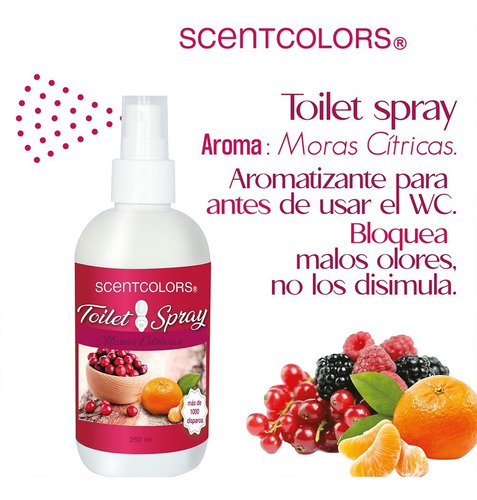 Scent Colors - Spray Para Antes De Ir Al Baño - 250 Ml