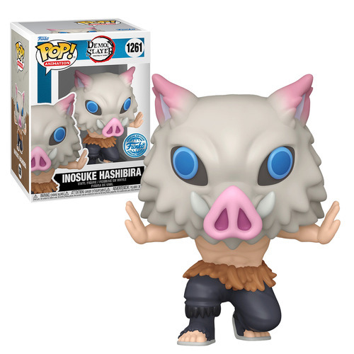 Funko Pop Inosuke Hashibira #1261 Septimo Colmillo Demon Slayer Anime Figura De Accion Original