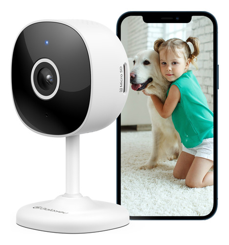 Camara De Seguridad Wifi Interior 3mp Audio Guidar Niños