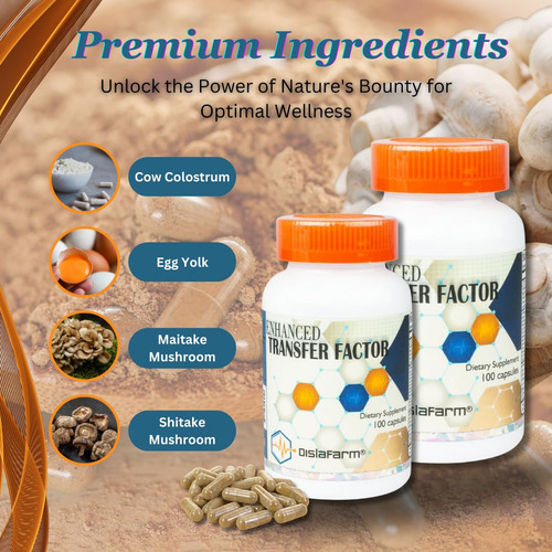 Suplemento De Cápsulas Multiimunes Dylafarm Transfer Factor