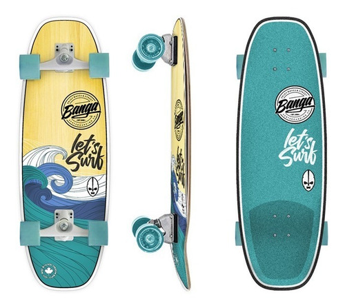Surfskate Banga Boards Wave Cx - 100% Maple Carver - Cuotas