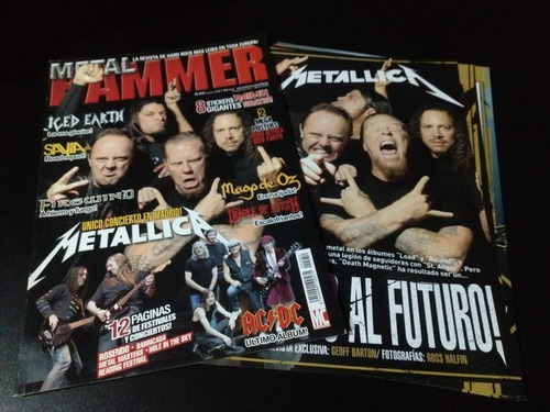 Metallica * Tapa Y Nota Revista Metal Hammer 252 * 2008