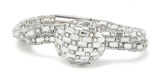 Pulsera Brazalete Strass Fiesta Noche Casamiento Bijou Canut