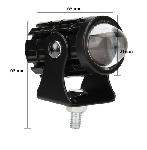 Faro Led Mini Ojo De Angel Luz Blanca  Amarila Con Strobo