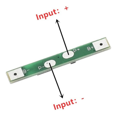 Imagem 4 de 9 de Placa Proteção Bateria Lítio 18650 1s 3,7v 3a Bms - 2 Un.