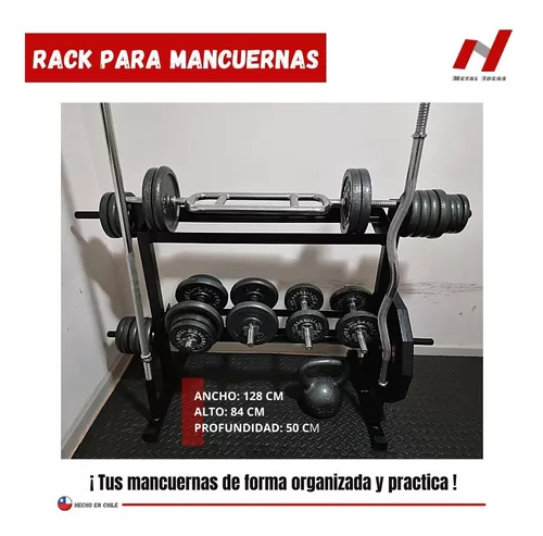 Rack Soporte Para Mancuernas, Barras Y Pesas, soporte para pesas