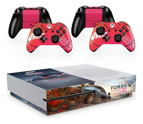 Skin Adesivo Protetor X Box One S E Controles Forza Horizon