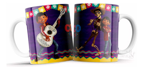 Taza Personalizada De Coco Película Disney Para Niños