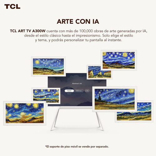 Smart TV TCL 85 QLED ART TV 85A300W