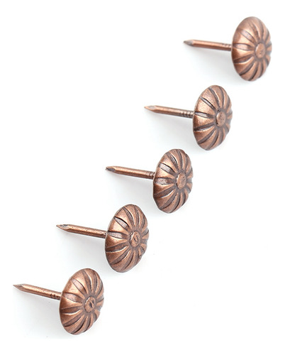 100 Clavos Decorativos Para Tapicería Vintage, Color Bronce