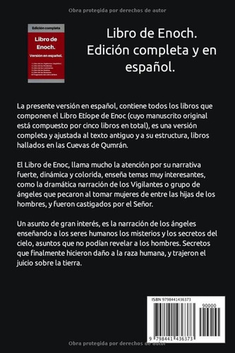 Libro De Enoch. Versión En Español: Edición Completa (españo