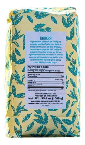 Yerba Mate Organica Premium 1kg Secado Natural + Mate Madera