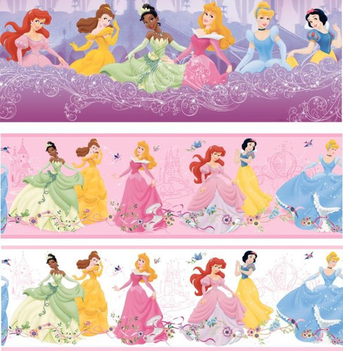 Vinilo Pared  Guardas Princesa Infantiles