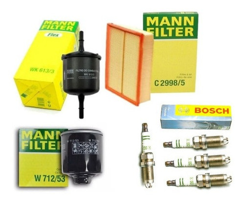 Kit De Afinación Vw Sportvan Crossfox 1.6 Lts 07 - 13 Mann