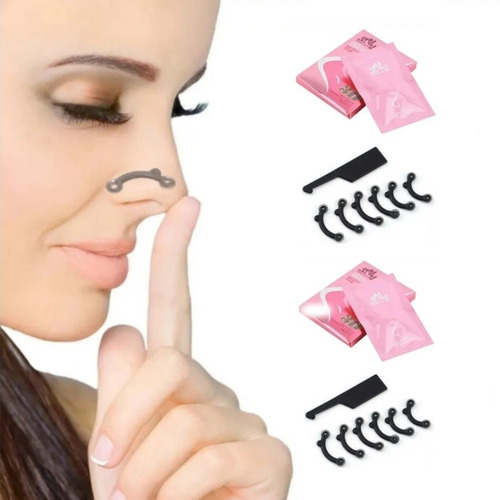 Respingador Nasal Corrector De Nariz 6 Pares 