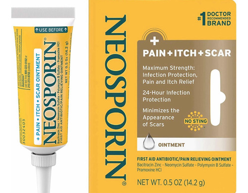  Neosporin Pain + Itch + Scar .5oz Fragancia Neutro