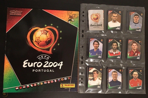 Album Euro 2004 Panini Y Todas Las Laminas Para Pegar