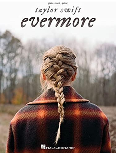 Book : Taylor Swift - Evermore Piano/vocal/guitar Songbook 