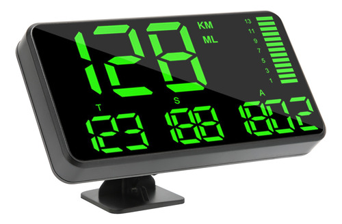 Indicador Hud Universal Negro, Pantalla De Coche, Gps, Medic