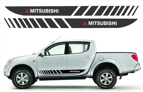 Kit Calcos , Sticker, Laterales Mitsubishi L200 Triton Ca49