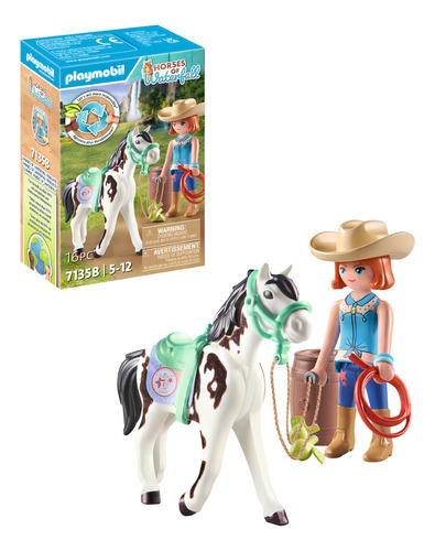 Figura Armable Playmobil Horses Of Waterfall Hora De Comer