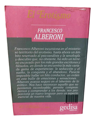 El Erotismo - Francesco Alberoni