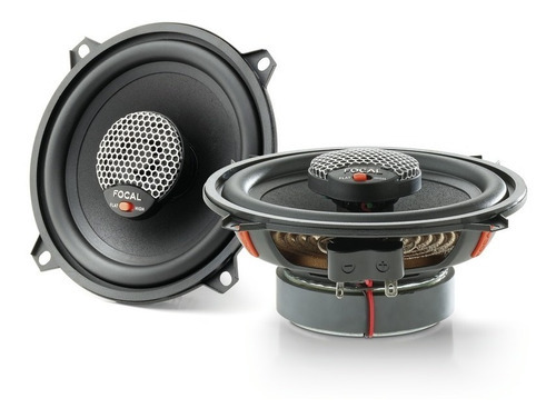 Alto-falante de carro focal universal preto Icu130 5inc 2ways 60w Rms